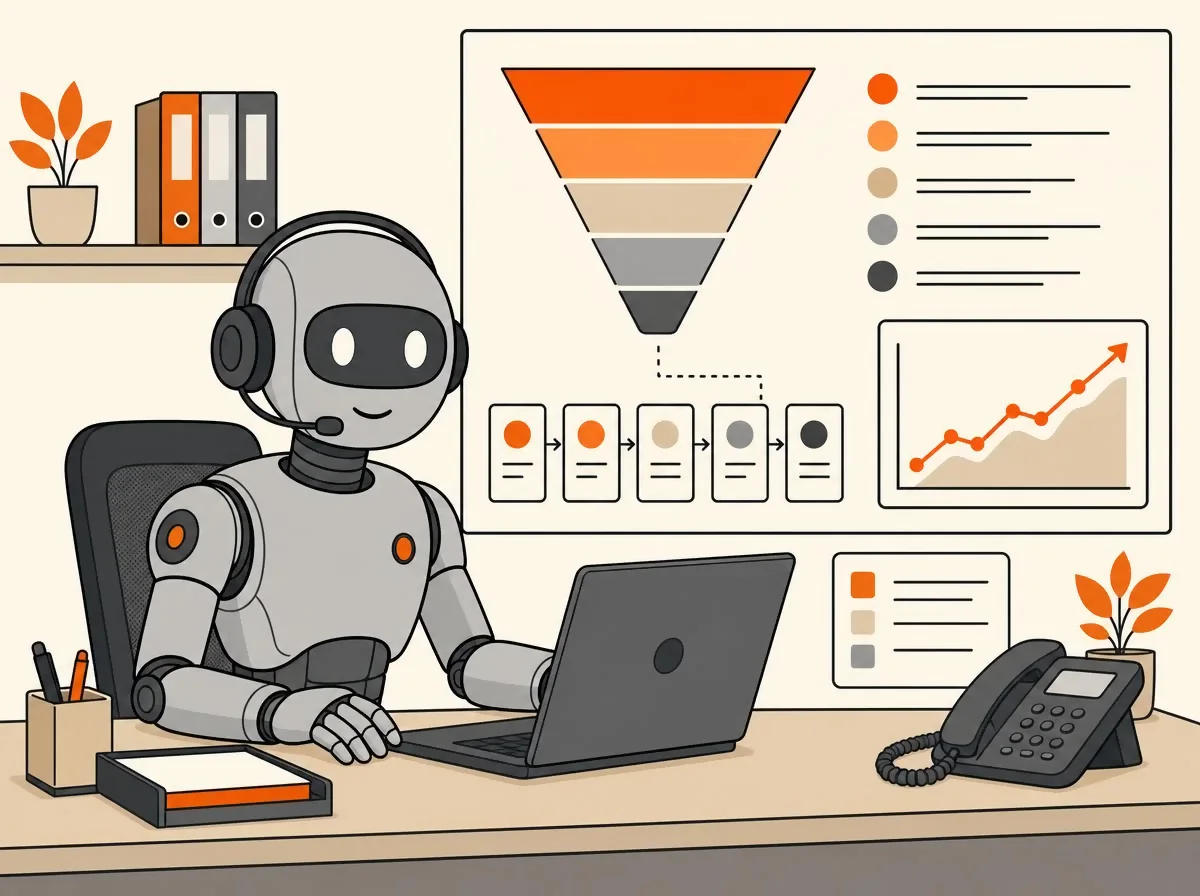 AI agent acting as a sales director at the dashboard